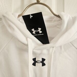 Under Armour Unisex White  Hoodie - Size Small - NWT - MSRP $55